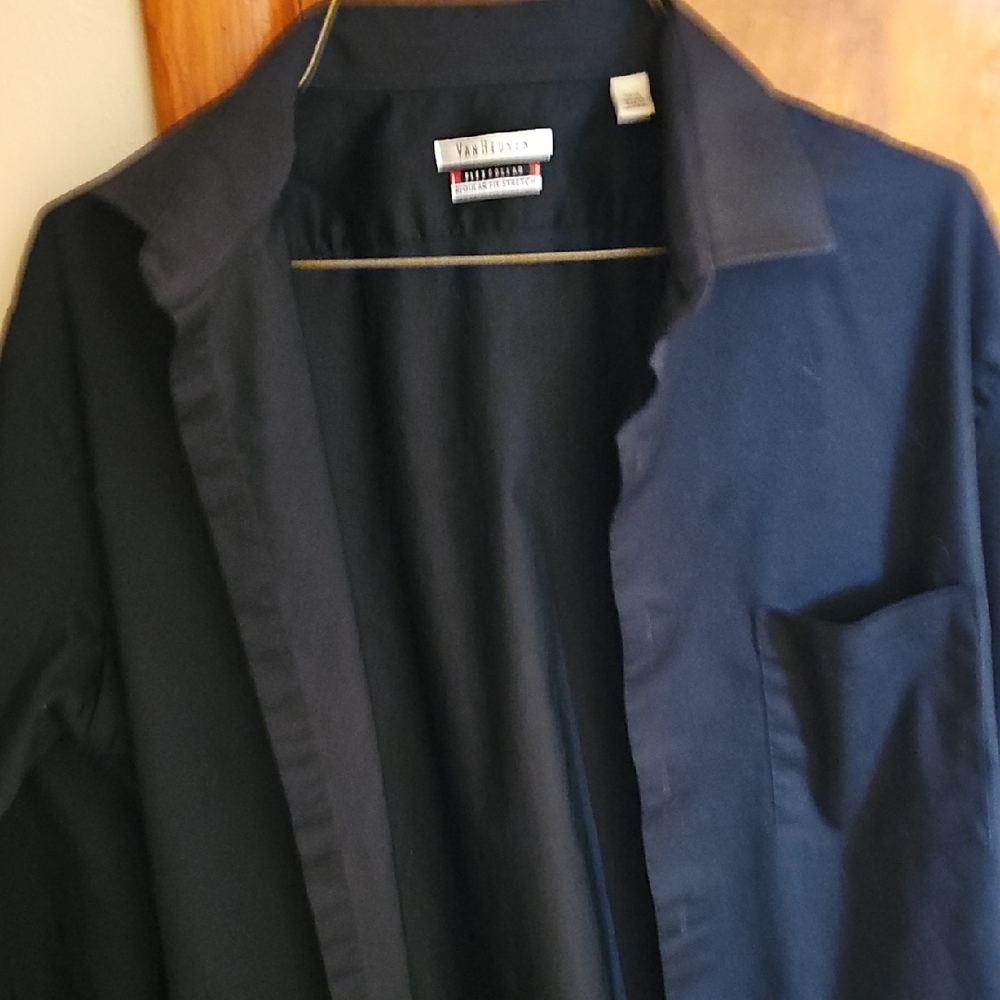 Van Heusen Black Shirt